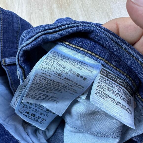 Levi's Classic Bootcut High Rise Western Classic Everyday Casual Denim Jeans 34 - Picture 14 of 15